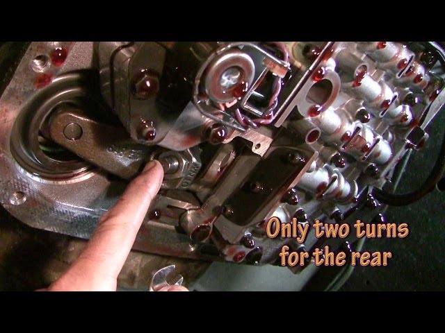 How to adjust automatic transmission with photo